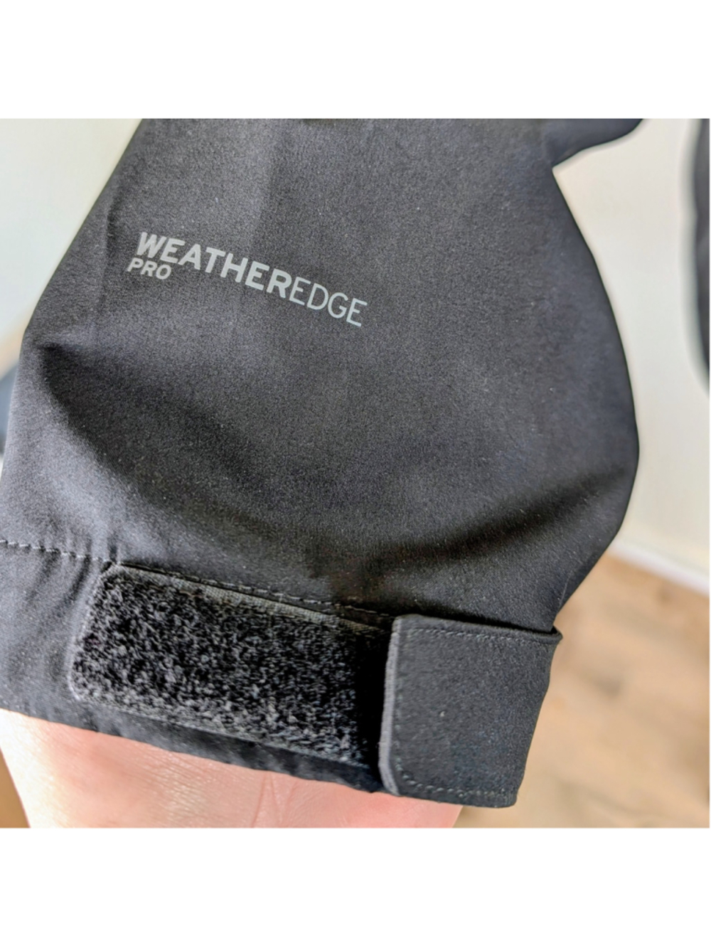 Eddie Bauer WeatherEdge Pro Rain Jacket Women’s L Black Waterproof Hooded Shell - Picture 8 of 16